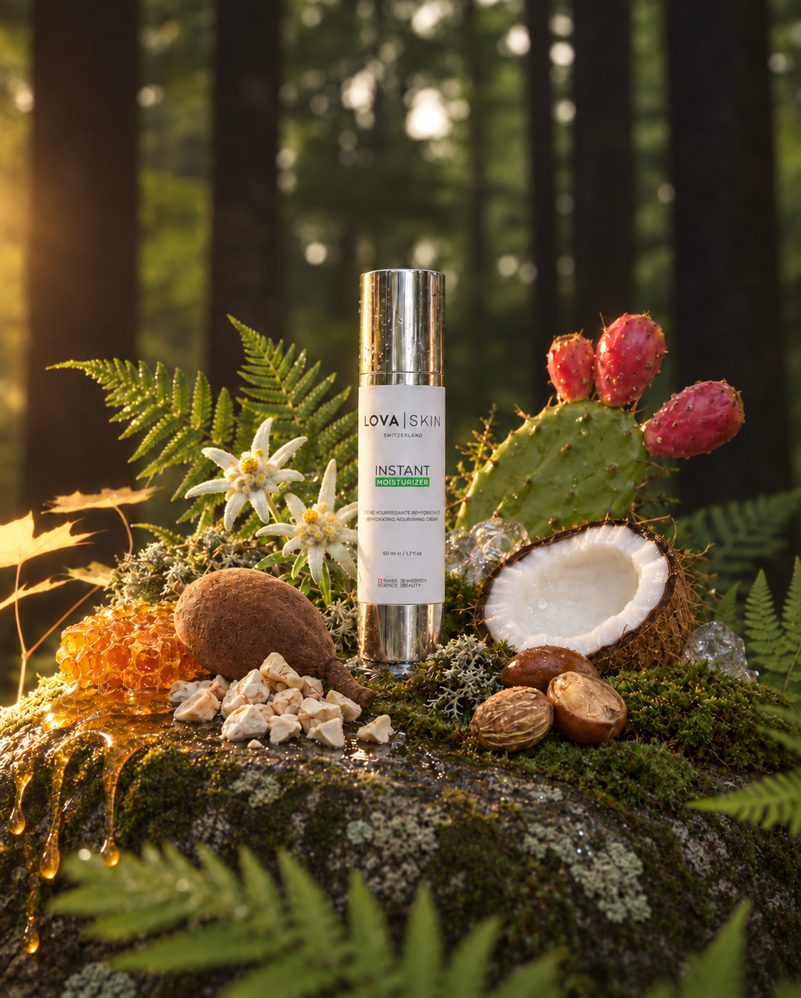 LOVASKIN INSTANT MOISTURIZER 50 ml - Rehydrating and nourishing hand and foot cream